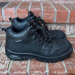 Reebok Men's Tiahawk RB4555 Composite Toe Waterproof Work Boots Black Size 9